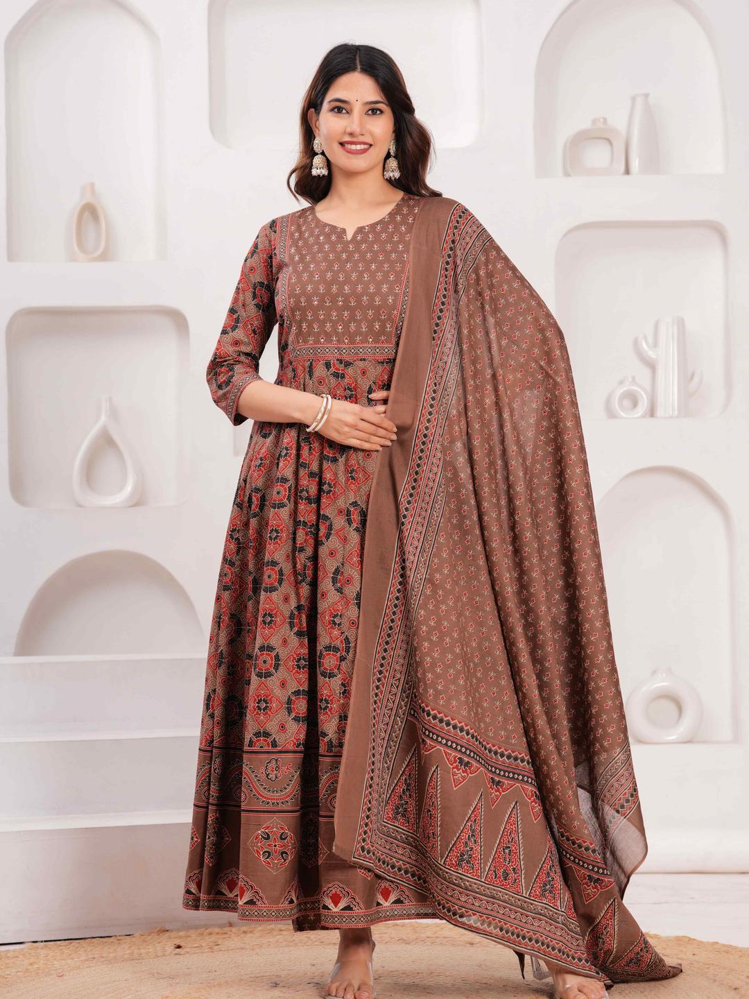 Angrakha Kurta Set