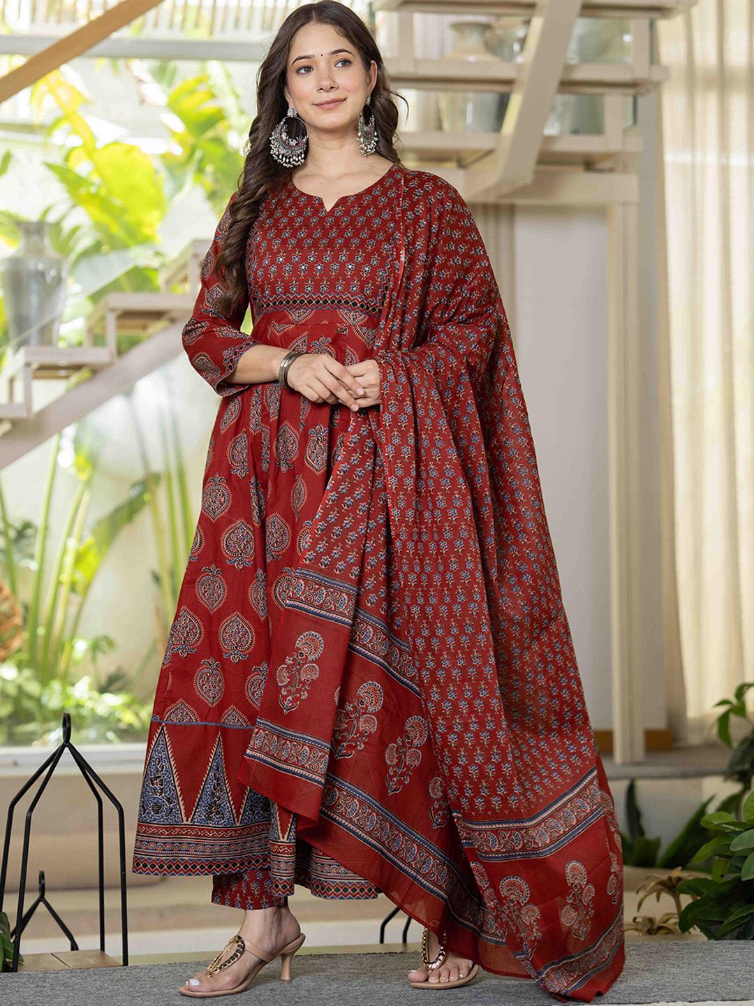 Ethnic Motifs A-Line Kurta