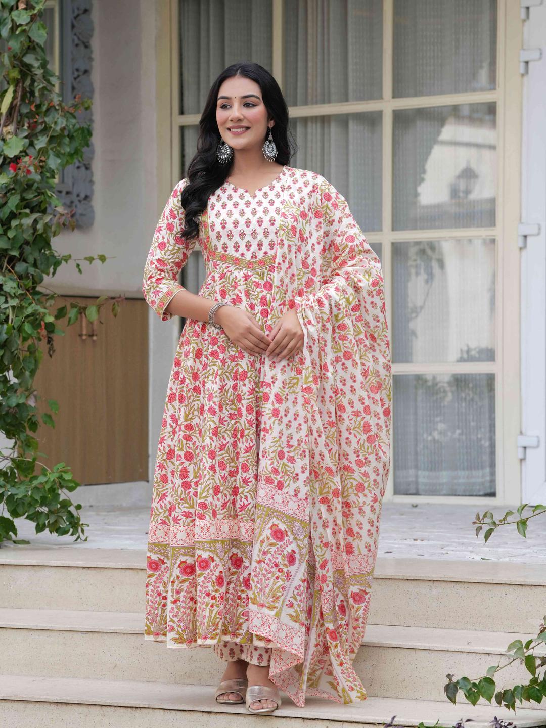 Layered Floral Kurta